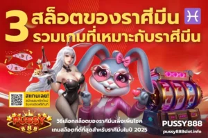 เดโม่สล็อต สล็อตออนไลน์ ทดลองเล่นได้ฟรี ฝึกซ้อม - PUSSY888 6 3 สล็อตของราศีมีน