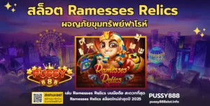 เล่นสล็อตควรเริ่มยังไง? คู่มือเริ่มต้นบน PUSSY888 แบบไม่หลุดงบ 46 สล็อต Ramesses Relics -PUSSY888