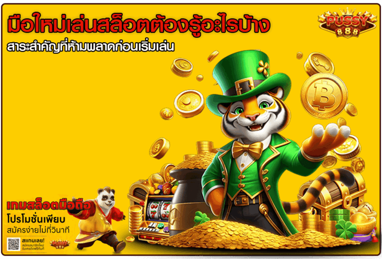 มือใหม่เล่นสล็อตต้องรู้