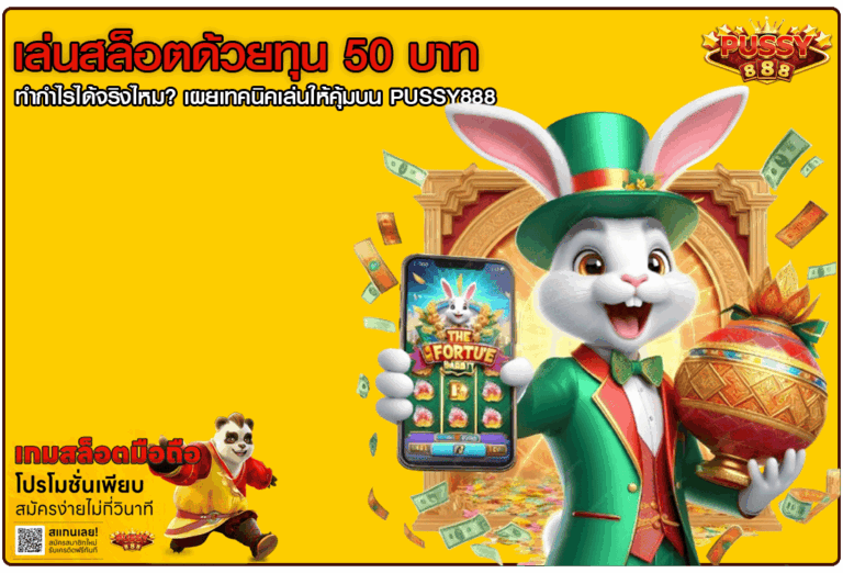 เล่นสล็อตด้วยทุน 50 บาท