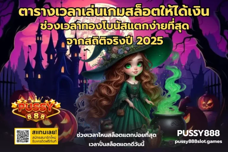 ตารางเวลาเล่นเกมสล็อตให้ได้เงิน