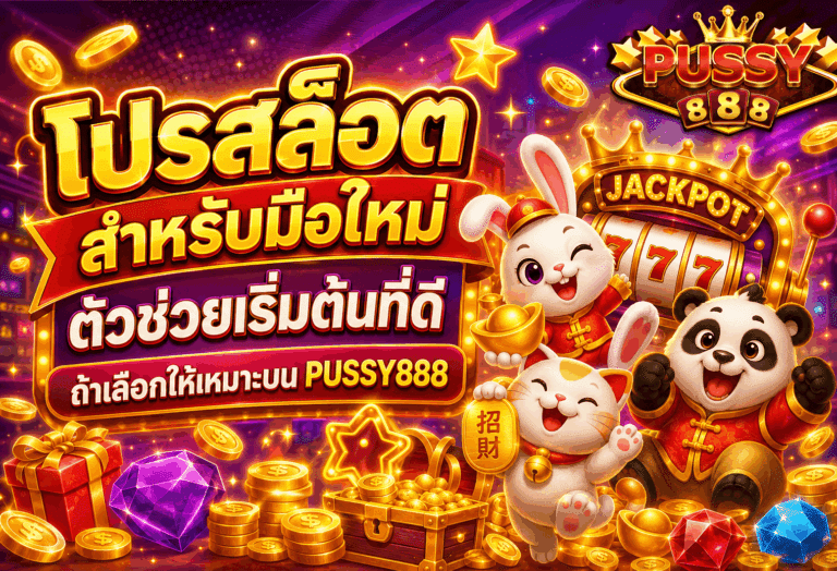 โปรสล็อตสำหรับมือใหม่