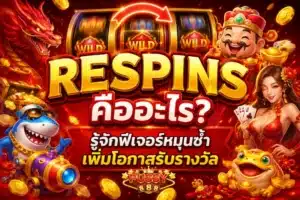 วิธีเล่นเกมสล็อต มือใหม่ หัดเล่นทำเงินแบบมืออาชีพ 2024 4 Respins