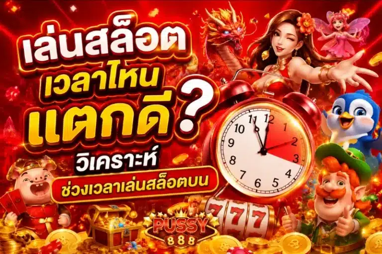 เล่นสล็อตเวลาไหนแตกดี