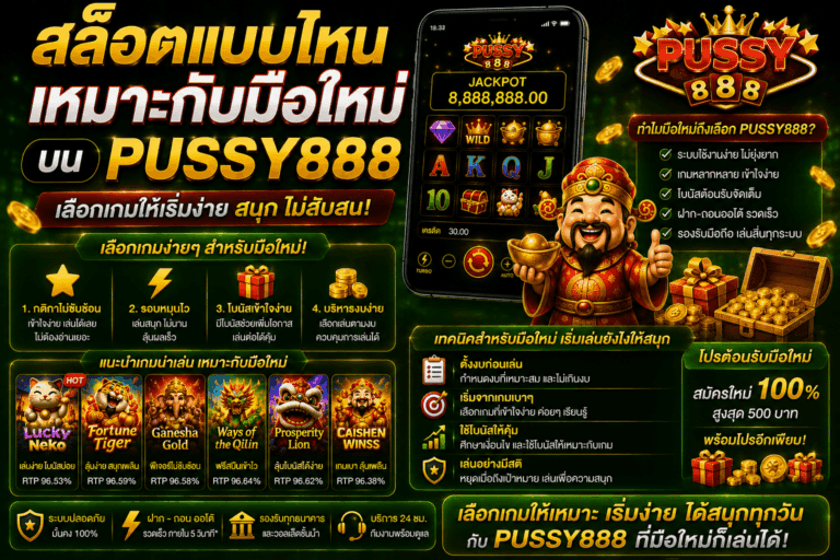 สล็อตแบบไหนเหมาะกับมือใหม่